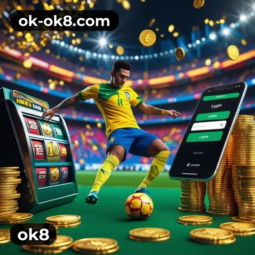 ok8 cadastro — tela de formulário no app oficial